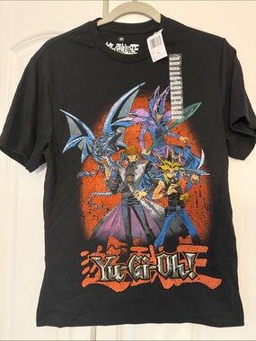 Boys' Black Graphic Tee - Duel Monsters Artwork